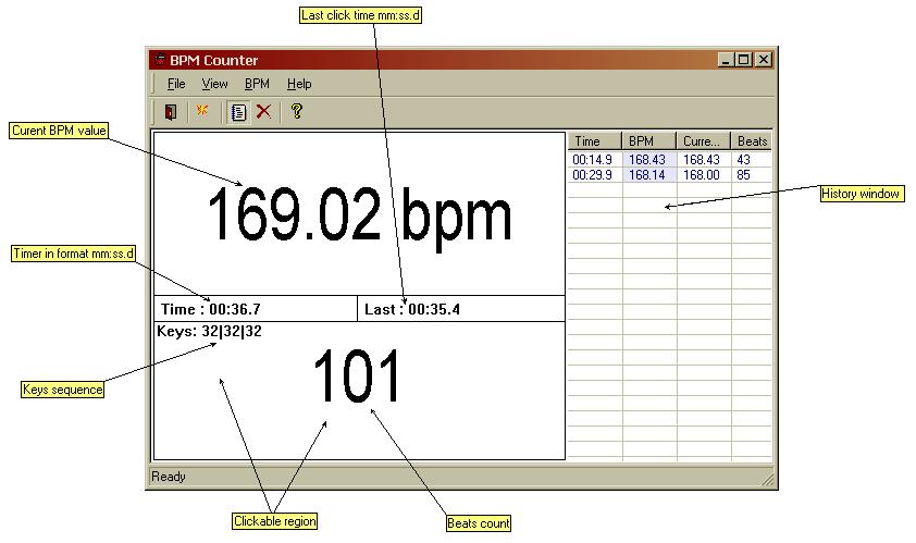 BPM Counter UI